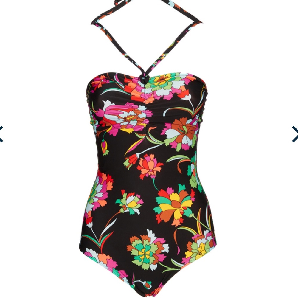 LadoubleJ roller girl swimsuit floral size extra small - Picture 3 of 14